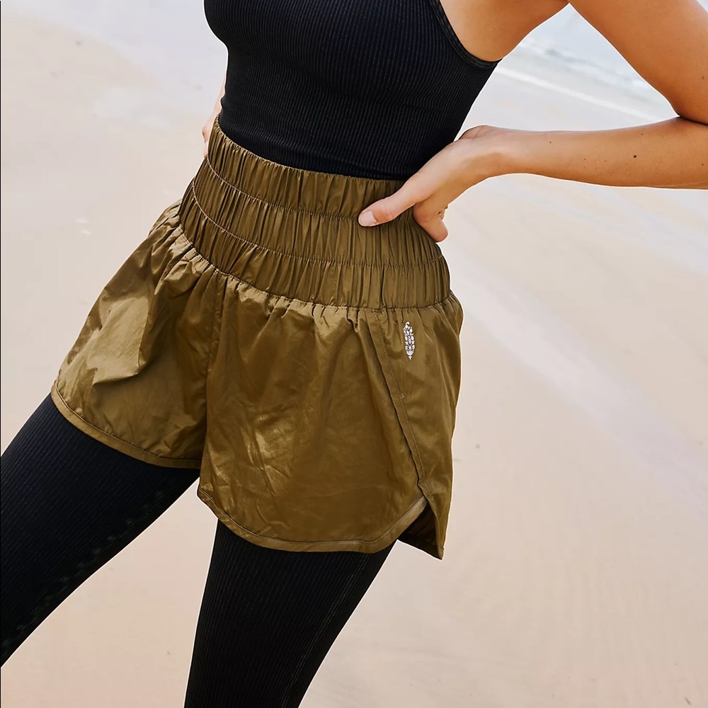 Free People Way Home Short ARMY